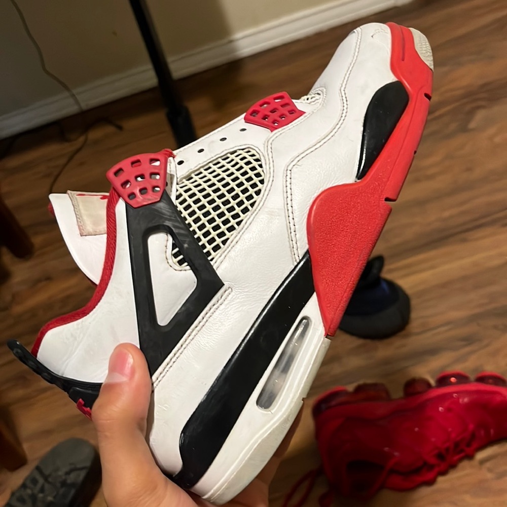 Size 8 fire reds worn